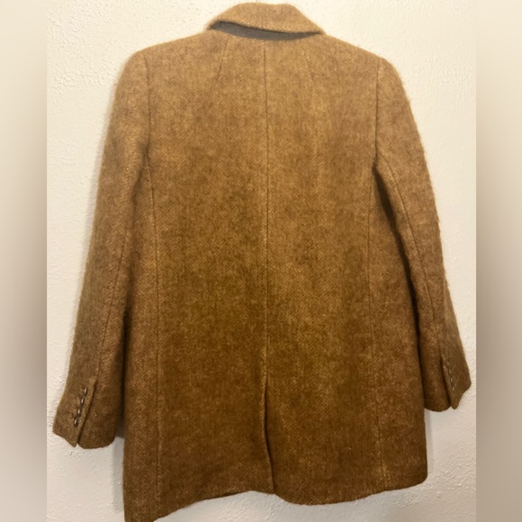 Madewell Italian Bouclé Blazer M Toffee, Slightly Oversized, Chic Preppy - Picture 4 of 8